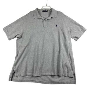Men's Polo Ralph Lauren Grey‎ Heather Polo 3XB 0054